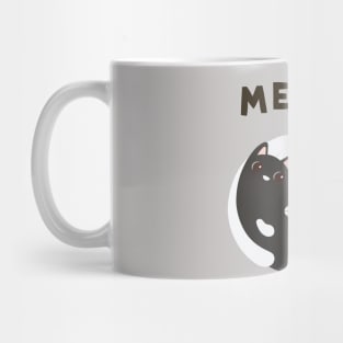 Yin Yang Black & White cat Mug